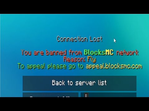 How to  get banned in blocksmc under 1 minute!