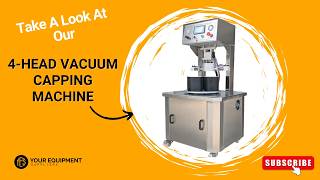 4 Head Semi Automatic Pneumatic Capper