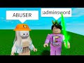 Roblox BUT I RUINED Game With An ADMIN Sword