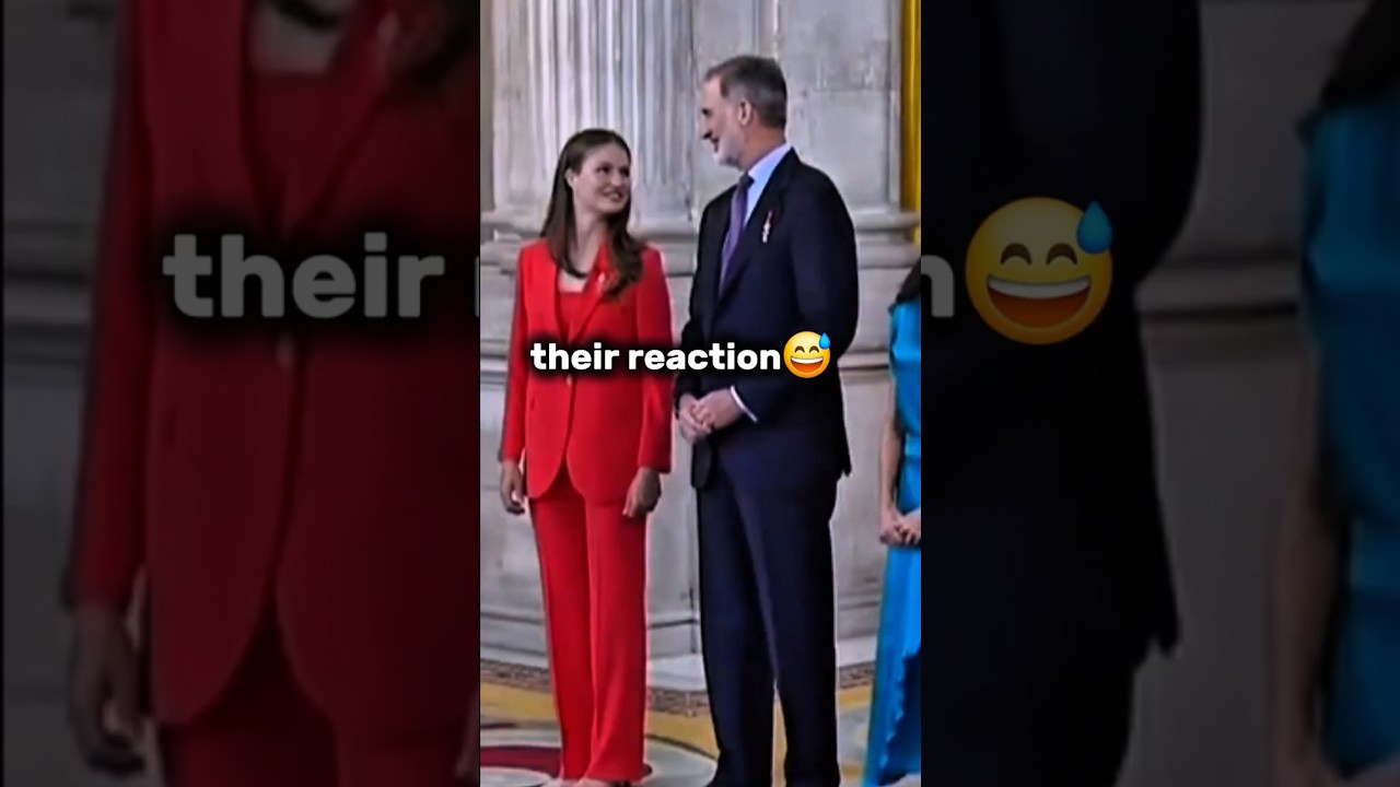 Забавный момент с принцессой Леонор 