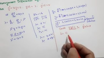 Homogeneous higher order Differential Equations particular Solution