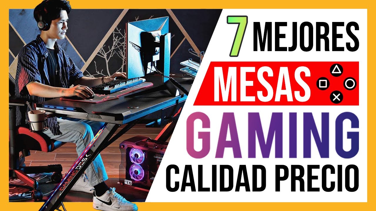 🥇 7 MEJORES MESAS GAMING de 2021 🎮 CALIDAD PRECIO ✓ ESCRITORIOS