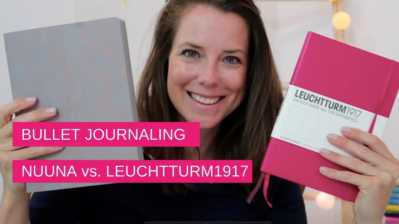 Word gek Beschuldiging gesponsord BULLET JOURNAL 101 | Nuuna of Leuchtturm1917 notitieboek. Wat zijn de  verschillen? - YouTube