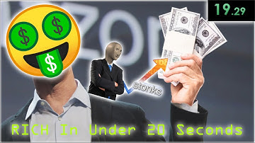 Becoming RICH in 19.291 Seconds [SPEEDRUN WR - Any% Glitchless]