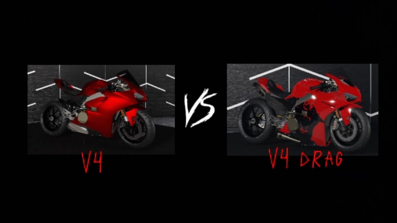 V4 DRAG VS V4 ( DRAG RACE ) | THE RIDE ROBLOX - YouTube