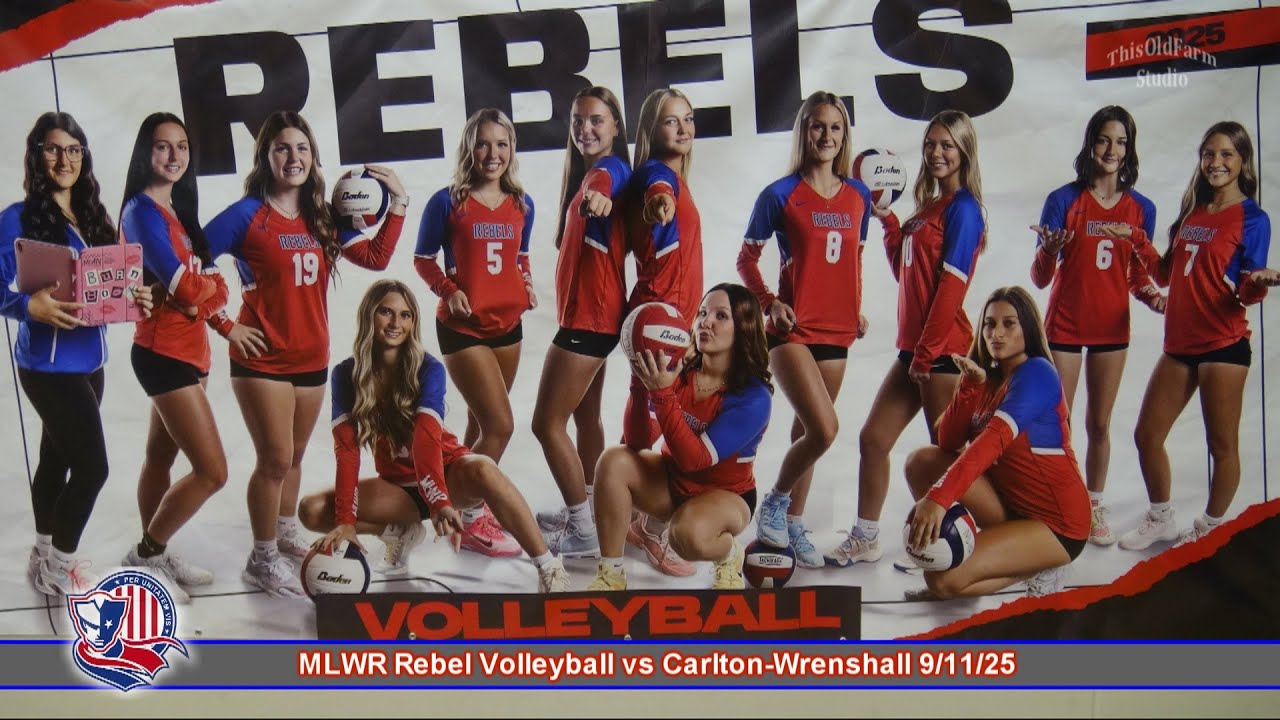 MLWR Rebel Volleyball vs Carlton-Wrenshall 1-3  9-11-25