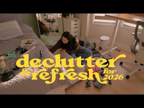 Thumbnail for let’s do an end of year declutter & bedroom refresh for 2026 | ft. branch aire chair