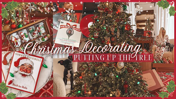 Christmas Decorate with me 2025  Nostalgic 90s Christmas Tree Decorating Ideas for a Cozy Home