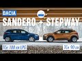 TEST: 2021 Dacia Sandero i Sandero Stepway (TCe 90 + TCe 100 LPG)