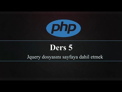 Video: PHP kodunu jQuery içine yazabilir miyiz?