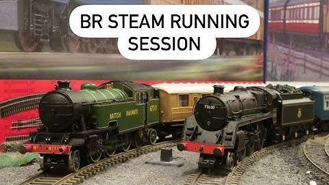 British Railways (BR) Steam running session with real sound