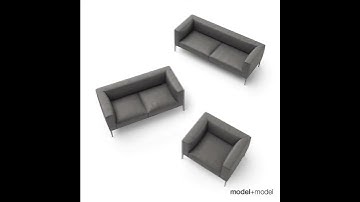 Walter Knoll Jaan sofas 3D model from CGTrader.com