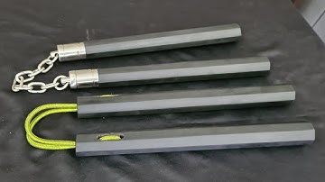 Côn nhị khúc gỗ mun Độc lạ_Toankungfu