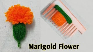 Comb flower making with woolen crafts | super easy woolen craft ideas | rkd craft | rekha ki diary