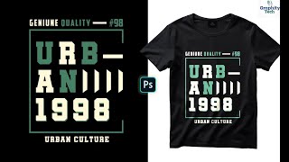 typography t-shirt design photoshop |Tshirt design #tshirt #typography #trending #video #viral