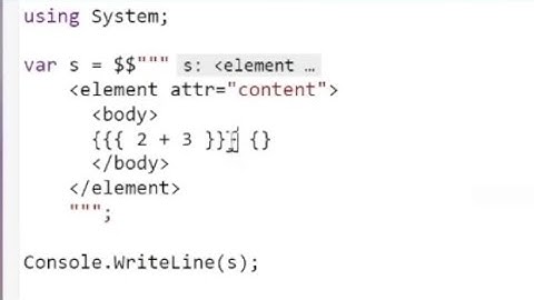 Upcoming C#11 raw string literals