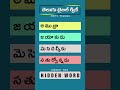 Find the Hidden Word Bible Quiz Telugu 👀 | Quick Quiz ✝️ #Shorts 137