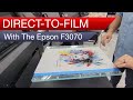 EZ DTF prints on the Epson F3070!