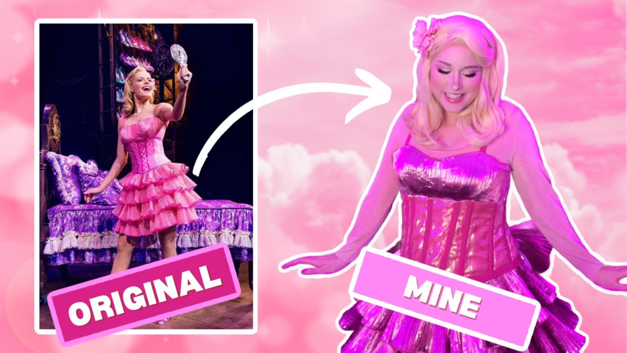 I made Glinda's Popular dress from Wicked the Musical (without a pattern!)