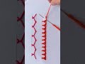 Indian edging stitch #shorts #embroideryforbeginners #embroidery #beginners