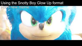 Sonic Glow Up, Meme Evolution Format