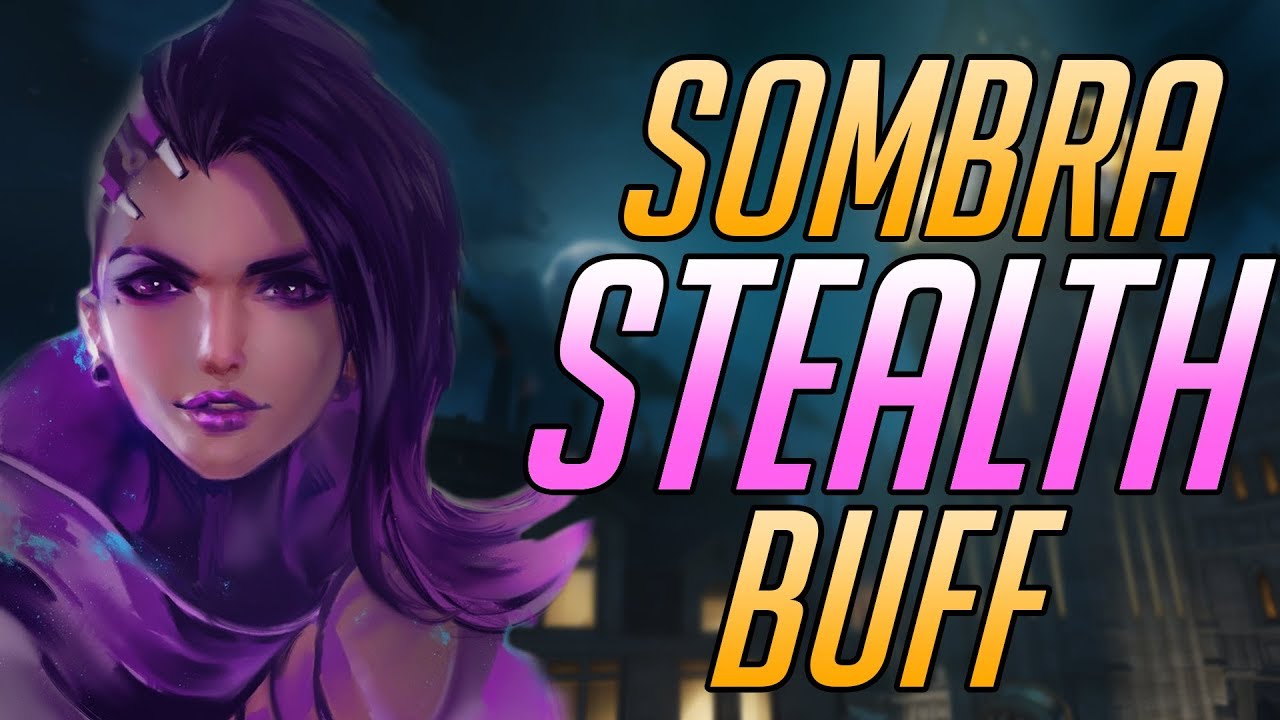 Sombra STEALTH and EMP BUFFS Gameplay | Overwatch PTR