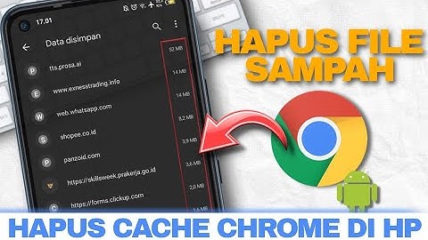 PENYIMPANAN PENUH‼️CARA HAPUS FILE SAMPAH CACHE GOOGLE CHROME