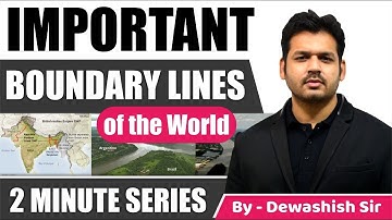 International Border line of Countries |Country and Borders | GK Trick | Geography |By Dewashish Sir