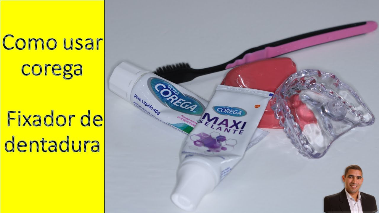 Como usar corega  Fixador de dentadura. @Dr. Alex Guedes  @Corega BR