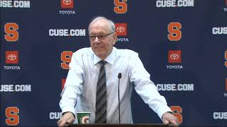 Jim Boeheim vs Boston College Postgame