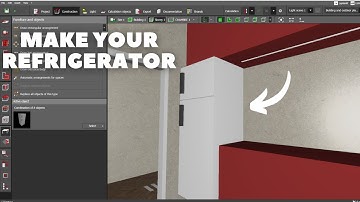 DIALux evo : Make your own 3D objects | REFRIGERATOR