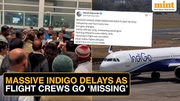 Massive Chaos At Airports As Indigo Flights Get Cancelled, Delayed After New Rules Kick In | Watch