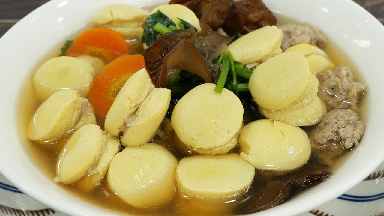 แกงจืดลูกรอก ต้มจืดลูกรอก เมนูไข่ในไส้หมูแสนอร่อย ทำตามได้เลย