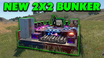 NEW Simple BUNKER 2X2 | Rust Building Tutorial 2025