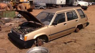 WILL IT RUN?! 1983 Toyota Tercel 4x4 WAGON SCRAPPED?!?!