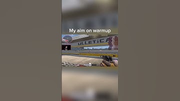 🔹Aim On Warmup vs In Game🔹😂  #shorts #viral #cs2