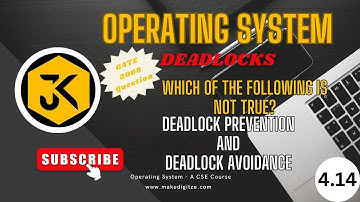 4.14 GATE CSE 2008 Question | Which of the following is NOT true | deadlock prevention and avoidance