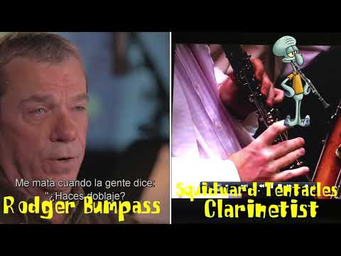 Rodger Bumpass talks about Squidward as the Clarinetist