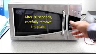 Microwave speed of light
