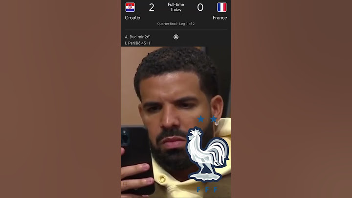 Nations League quarterfinals Croatia vs France 2:0  Meme