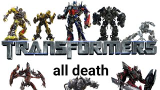 All transformers (original timeline) death