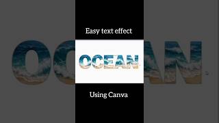 Easy Text Effect in Canva Beginner Friendly | Short Tutorial @SterellaStudio #shortcuts #visual