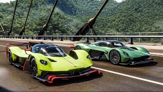 Forza Horizon 5 Drag race: Aston Martin Valkyrie AMR Pro vs Aston Martin Valkyrie