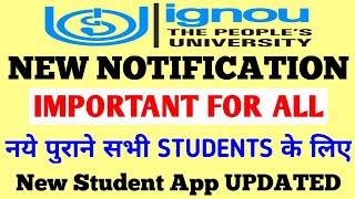 IGNOU NEW NOTIFICATION | New Student Application UPDATED complete information By STUDY ZONE screenshot 3