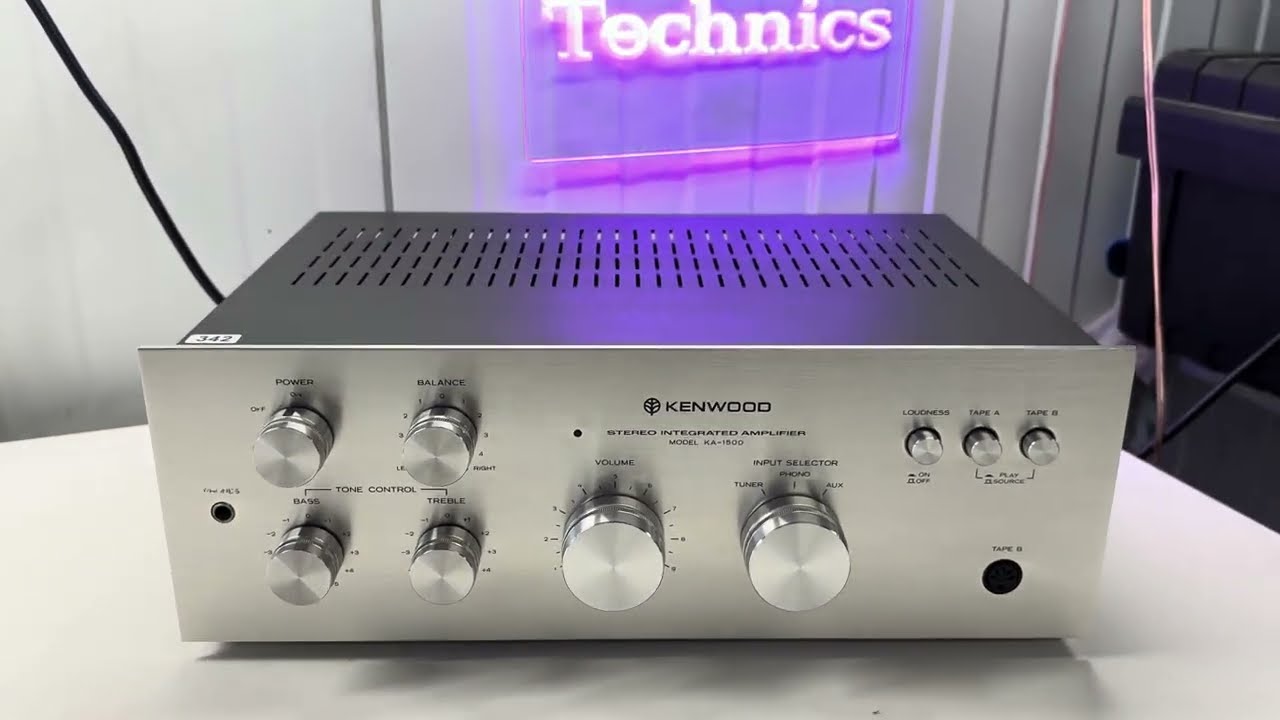 Ampli Vintage Kenwood KA-1500 – Son Chaud Et Dynamique – Occasion