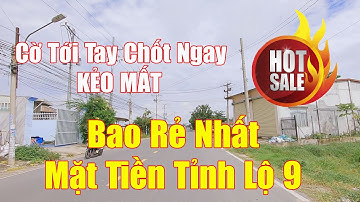 Mặt Tiền Tỉnh Lộ 9 - Đang Kẹt - Bán Gấp l 15 x 55 . 814m² l Mặt Bằng Đẹp l Đức Hòa - Long An