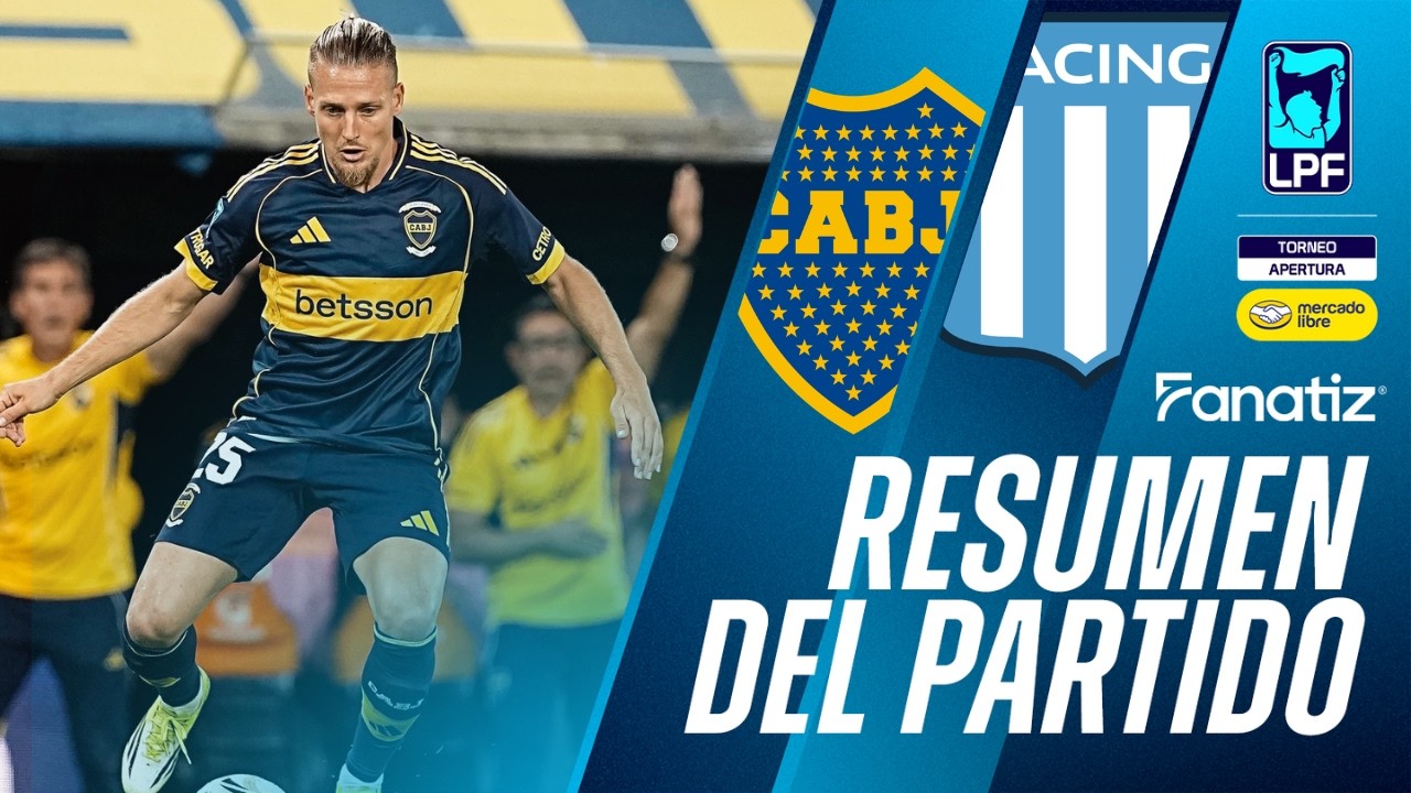 Boca Juniors 0 vs. 0 Racing Club - Resumen del Partido | 