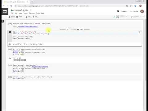 Нейронные сети ex5 как работать с sklearn.preprocessing. LabelEncoder