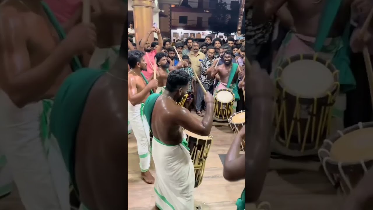 AATTAM KALASAMITHI mass  performance  aattamkalasamithi  shinkarimelam  kerala  pooram  vibes