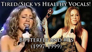 Mariah Carey - Healthy vs. Tired/Sick Vocals (Butterfly and #1's) | 1997-1999